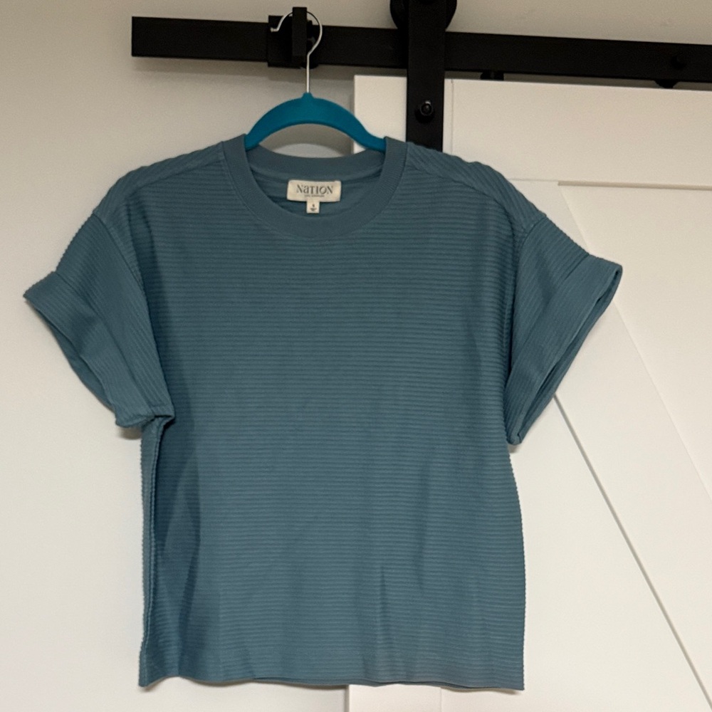 Nation LTD Blue Short Sleeve Tee